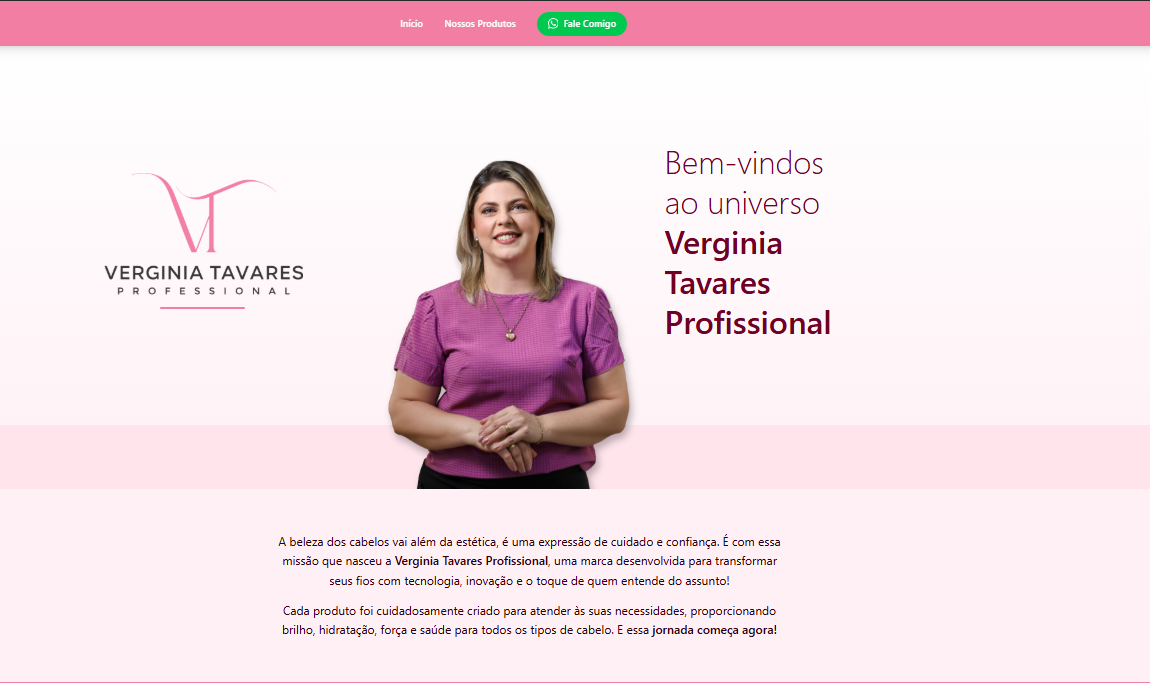 Site Virgínia Tavares Professional